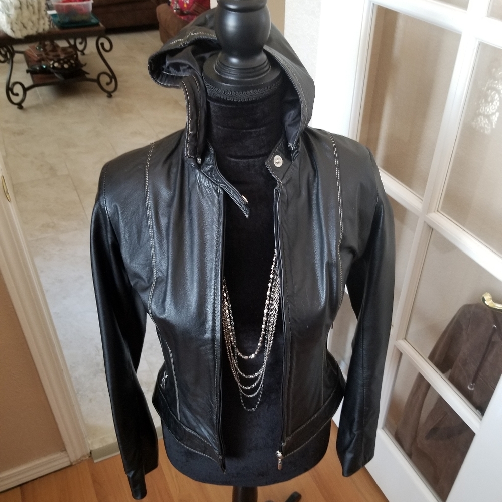 Leather jacket